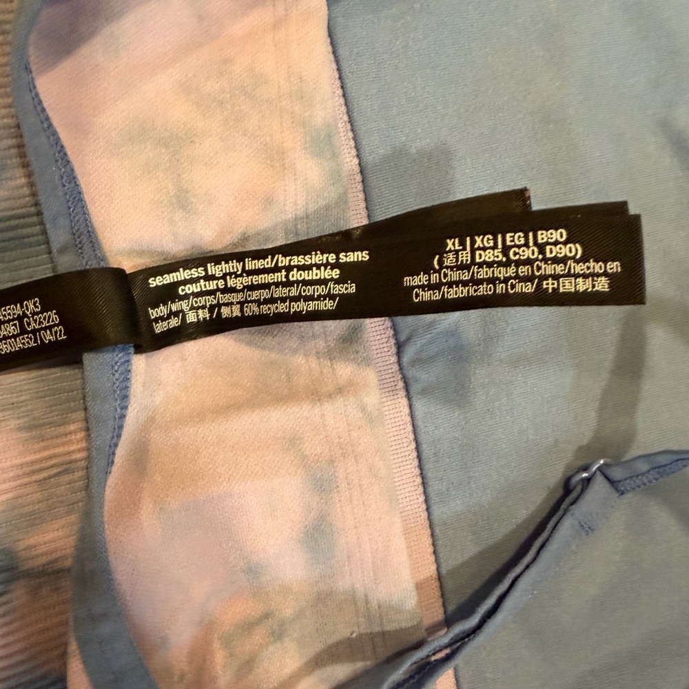 PINK Victoria's Secret Lavender and Pink Tie-Dye Bra - Picture 3 of 3